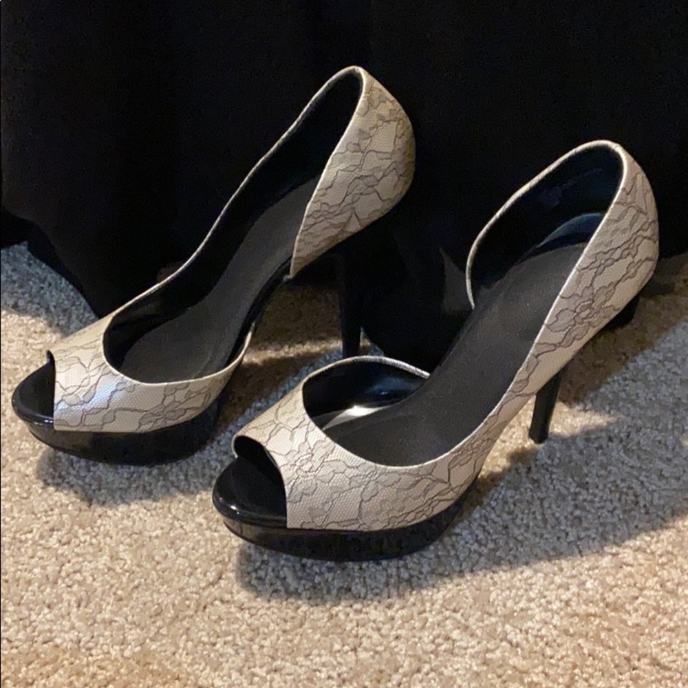 Lace heels